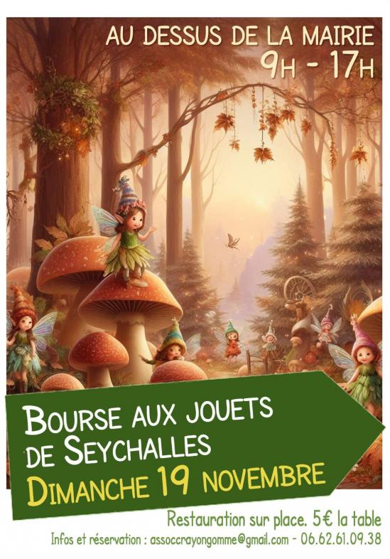 Affiche bourse aux jouets