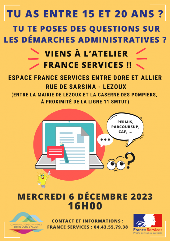 Atelier jeune 6 decembre