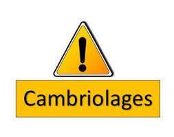 Attention cambriolage