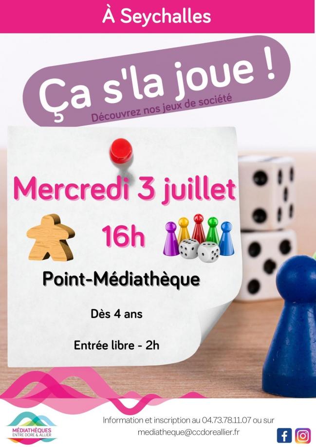 Ca s la joue 3 juillet