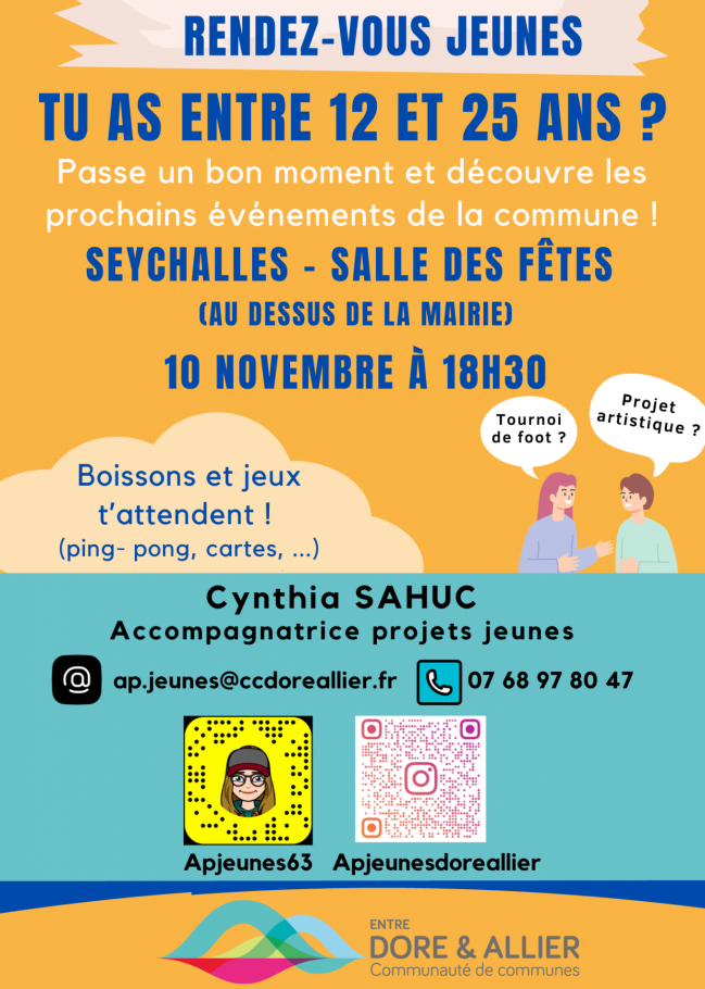 Rdv des jeunes